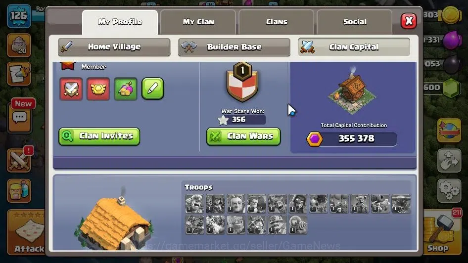 Clash of Clans Accounts LV 126|TH 16-BH 10|HH 10|Limited Skin|BK 53,AQ 66, image 7
