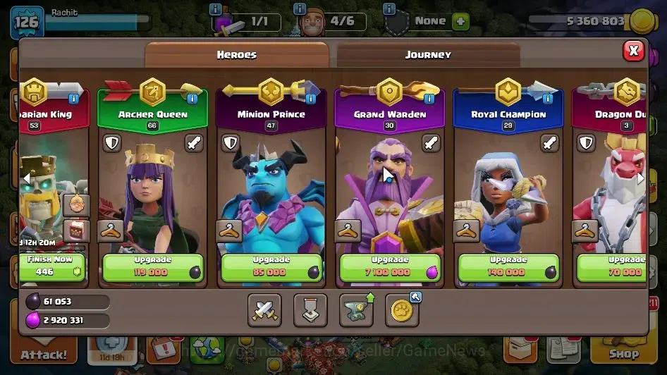 Clash of Clans Accounts LV 126|TH 16-BH 10|HH 10|Limited Skin|BK 53,AQ 66, image 8