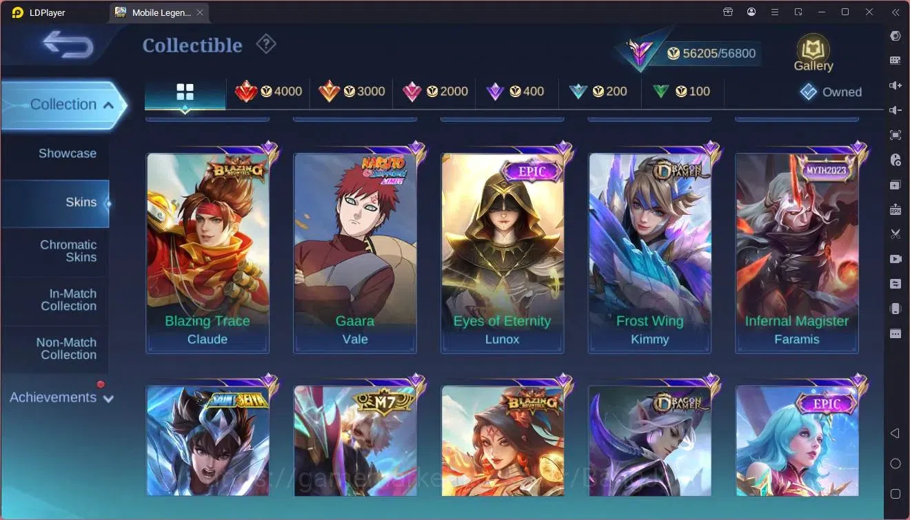 Mobile Legends: Bang Bang Accounts Global|Hero132|Skin 237|Prime Granger|KOF Karina|C image 10
