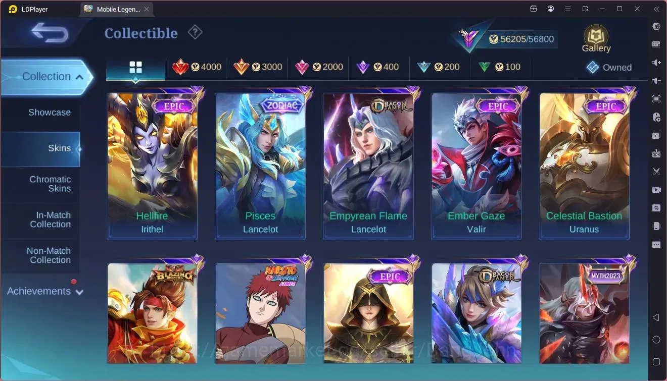 Mobile Legends: Bang Bang Accounts Global|Hero132|Skin 237|Prime Granger|KOF Karina|C image 11