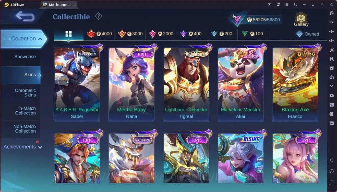 Mobile Legends: Bang Bang Accounts Global|Hero132|Skin 237|Prime Granger|KOF Karina|C image 14