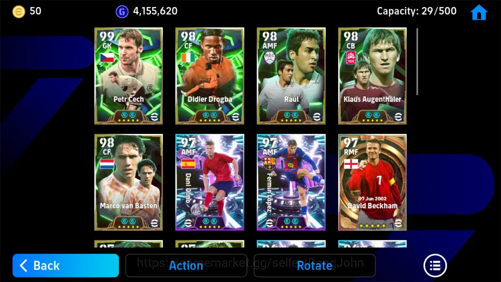 eFootball Accounts Android|PW 3195|BigT David Beckham, Petr Cech Epic image 4