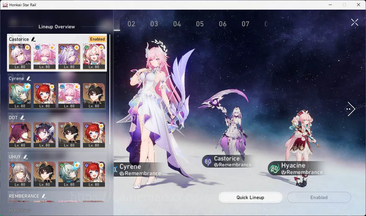 Honkai Star Rail Accounts Others ASIA|TL 70|12 9