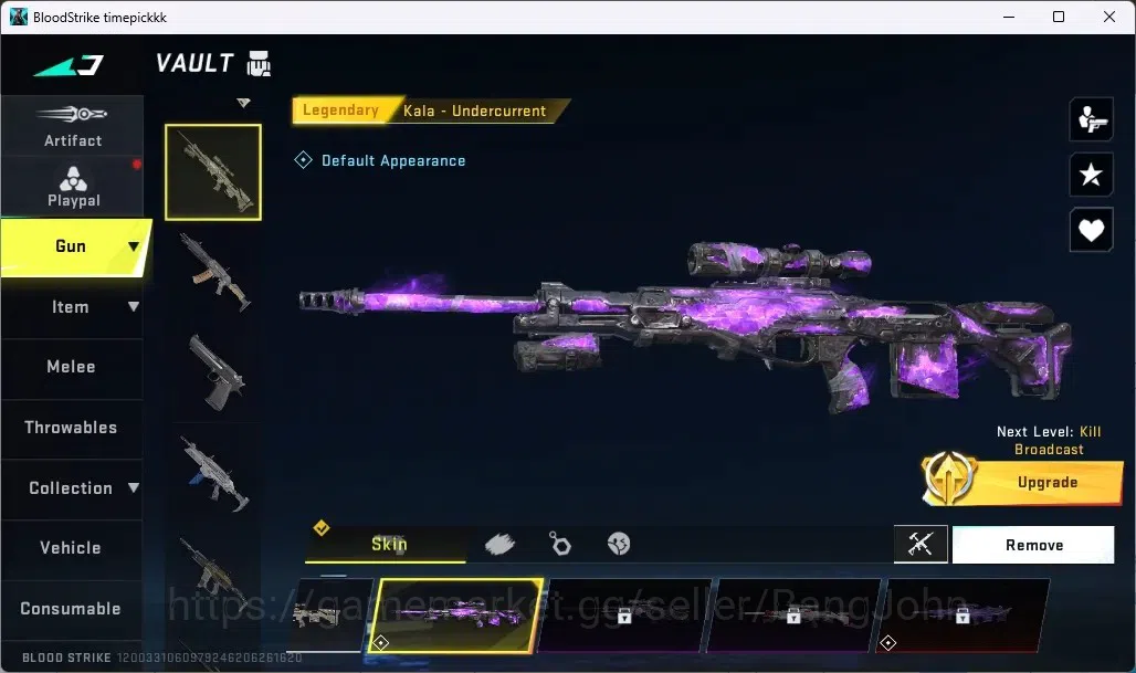 Blood Strike Accounts ASIA | 1 EVO: M1887-Destroyer|1 LEGENDARY: Kala-Un image 3