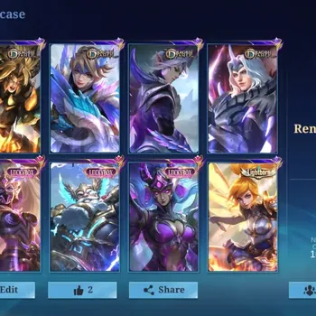 Mobile Legends: Bang Bang Accounts Collector Global|138H 270S|Renowned|Lukcybox Karina|Luckybox Franco|Luckybox