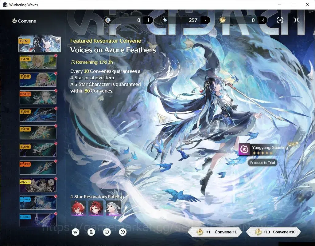 Wuthering Waves Accounts Others SEA |UL 49|2 Limited| Yangyang: Xuanling RC 5+Signature, Rebecca |151 Lstr Tide|DB Lvl 12