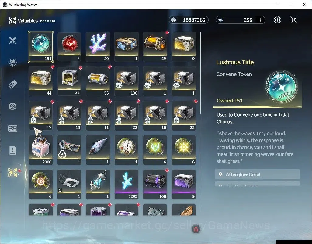Wuthering Waves Accounts Others SEA |UL 49|2 Limited| Yangyang: Xuanling RC 5+Signature, Rebecca |151 Lstr Tide|DB Lvl 9