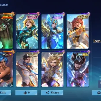 Mobile Legends: Bang Bang Accounts Collector Global|241 Skin|Renowned|Zodiac Lancelot,Luckybox Eudora,KungfuPanda