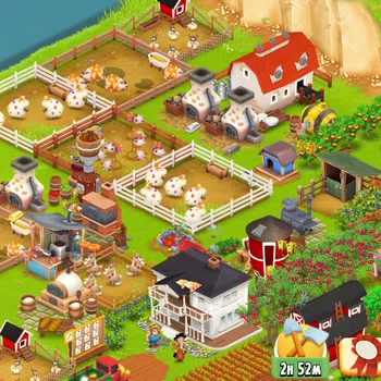 Hay Day Accounts Level 41 | Barn Storage 1100 + Silo Storage 625 | 202k Coins, 21 Diamonds |CN ON|Log Supercell ID|Take