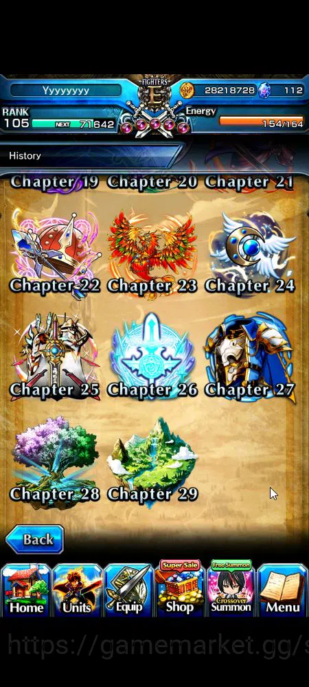 Grand Summoners Accounts Global|Rank 105|23 Ascend+13 TW|[Inumuta,S Miyu,S image 13