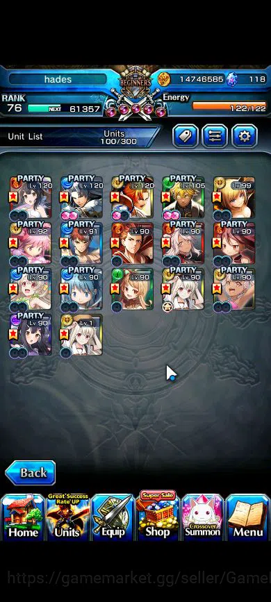 Grand Summoners Accounts Global|Rank 76|17 Ascend|RoyTW,EmiyaTW,ChloeTW,Miy image 3
