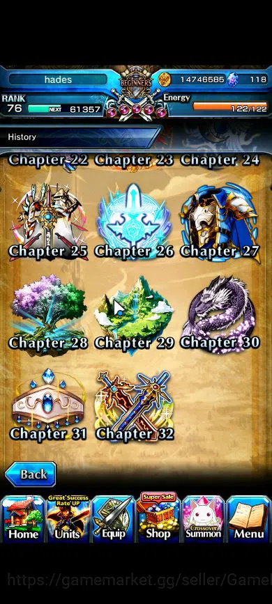 Grand Summoners Accounts Global|Rank 76|17 Ascend|RoyTW,EmiyaTW,ChloeTW,Miy image 5