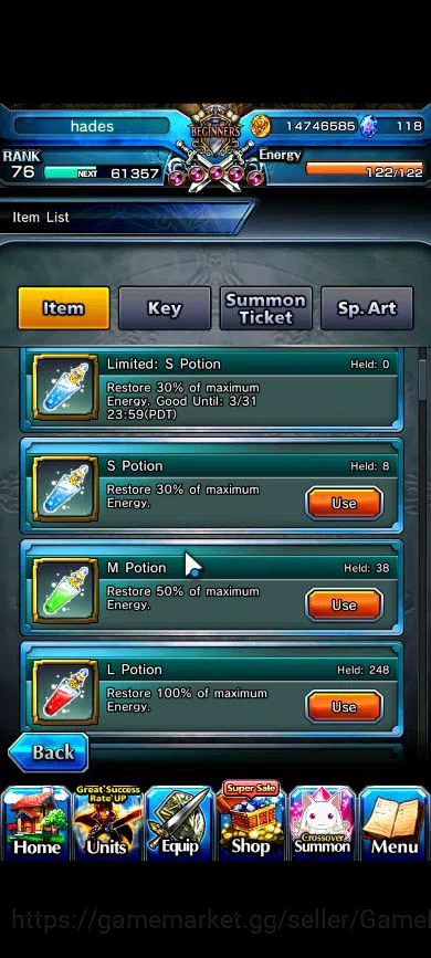 Grand Summoners Accounts Global|Rank 76|17 Ascend|RoyTW,EmiyaTW,ChloeTW,Miy image 7