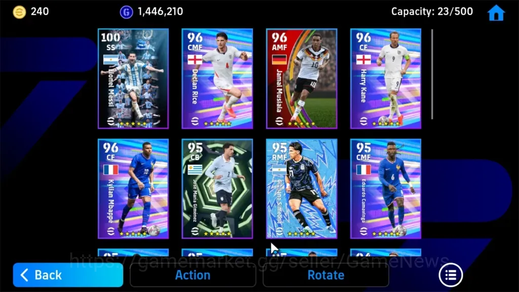 Buy eFootball Accounts - Android | Power 3128 | 5 Epic Hugo Lloris