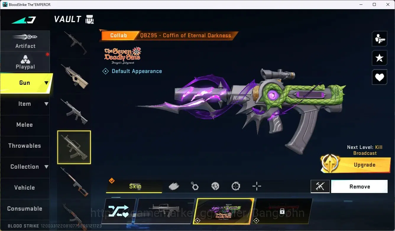 Blood Strike Accounts ASIA |1 ETERNAL:Desert Eagle-Scorpius | 3 COLLAB G image 6