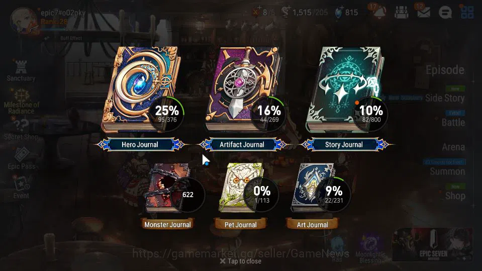 Epic Seven Accounts GLOBAL Unverif|3 ML (BM Haste,S Tenebria,LQ Charlo image 4