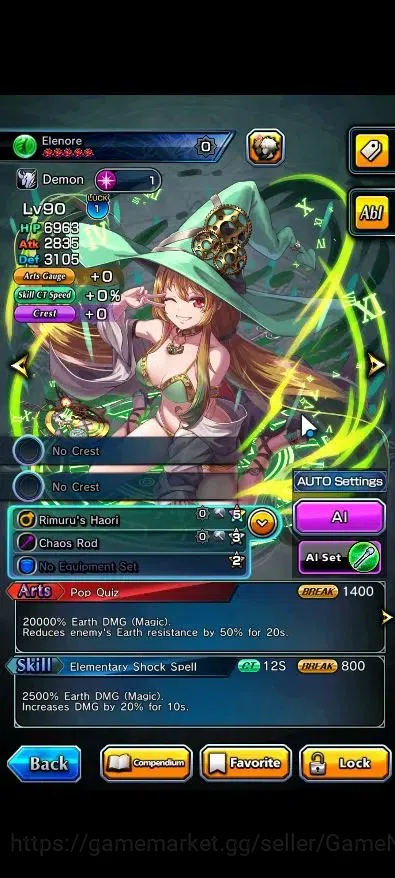 Grand Summoners Accounts Mid-Game Global|Rank 43|2 Ascend ( Combat Form Milim, Elenore )|Lpot 46 |Check SS(GS2576) 6