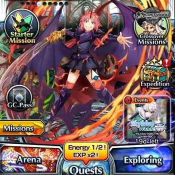 Grand Summoners Mid-Game Global|Rank 43|2 Ascend ( Combat Form Milim, Eleno image 1
