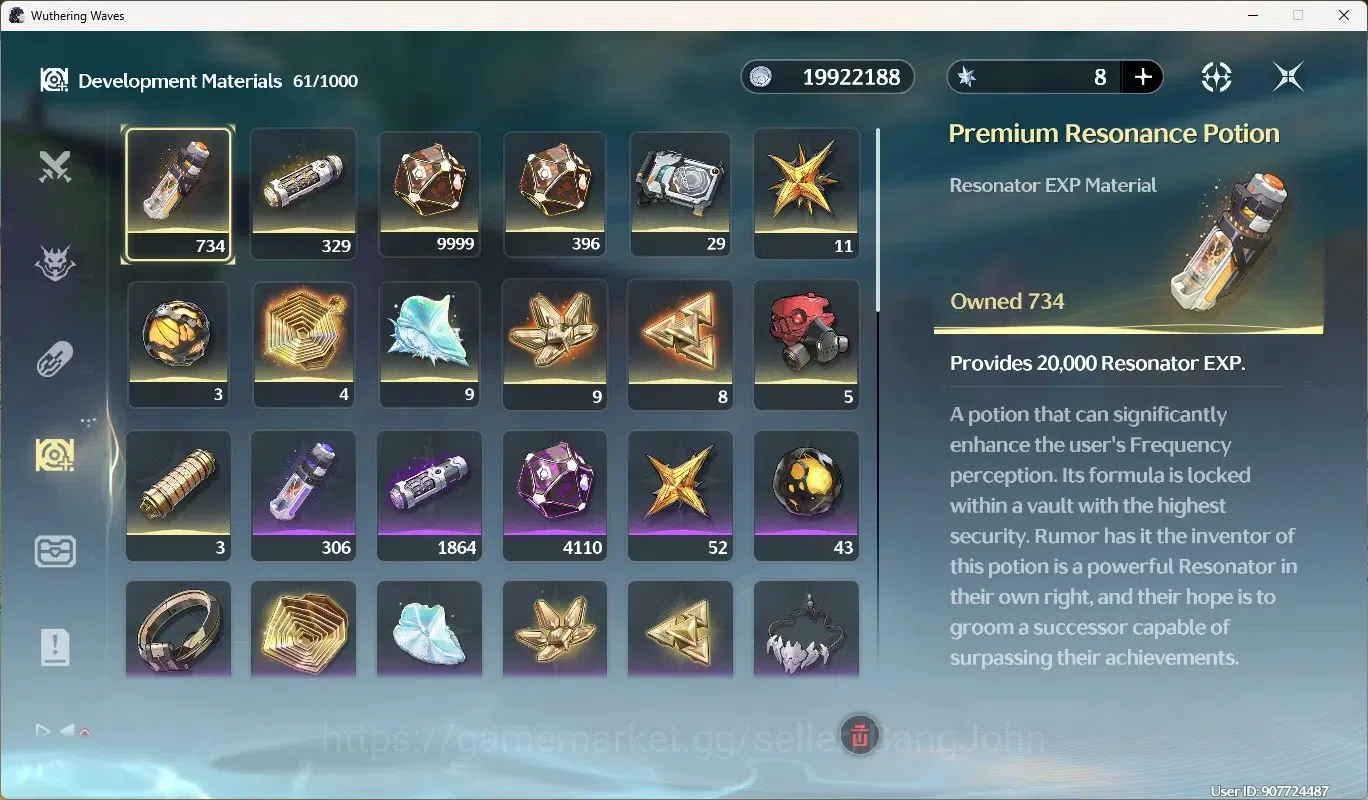 Wuthering Waves Accounts Starter SEA|UL 49|Rank 5|2 Char Limited [Lucy Rc6,Rebecca]+Sign | Mc Female | TakeMail WW225B 11