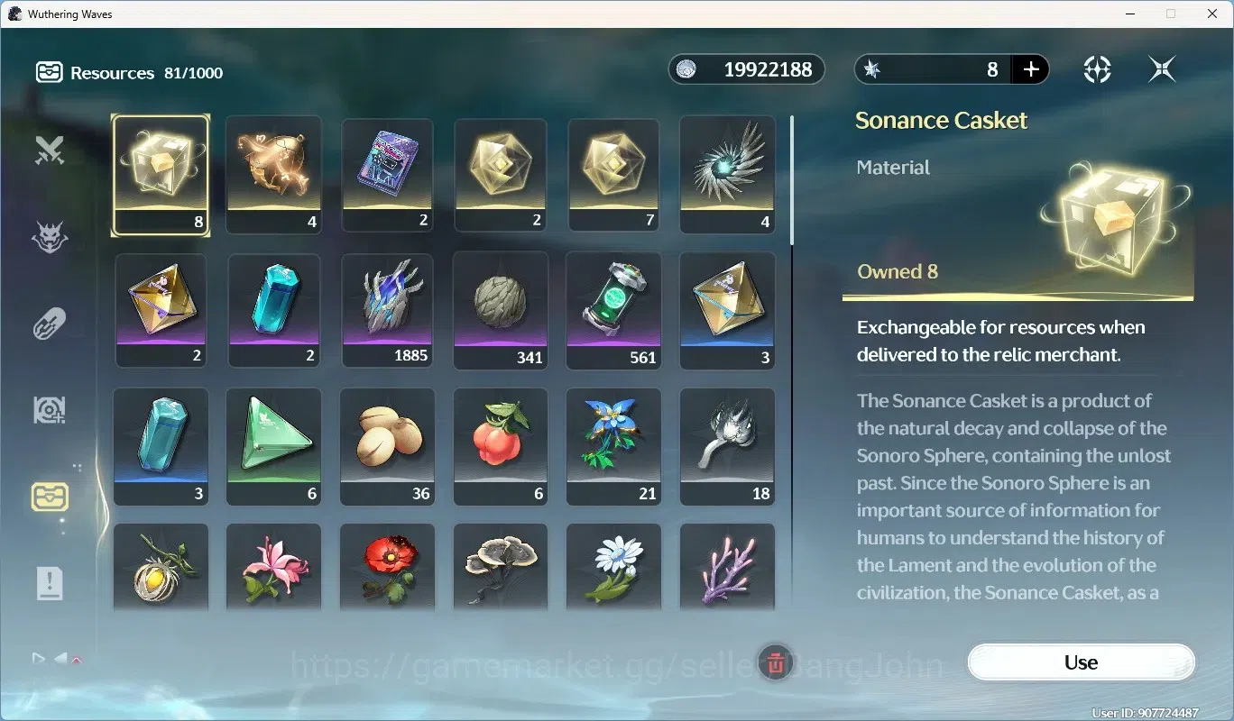Wuthering Waves Accounts Starter SEA|UL 49|Rank 5|2 Char Limited [Lucy Rc6,Rebecca]+Sign | Mc Female | TakeMail WW225B 12