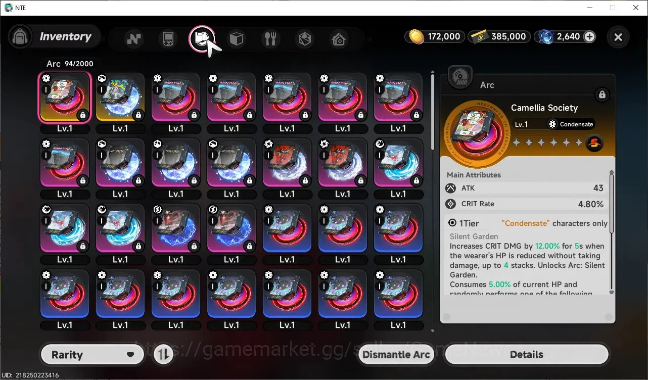 Neverness to Everness Accounts GLOBAL SEA|HL 3|2640 Annulith|2 SSR(LacrimosaA2,Sa image 13
