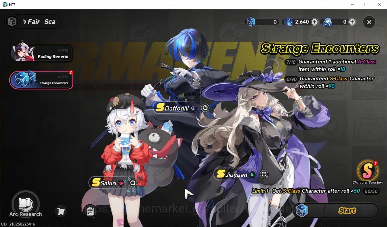 Neverness to Everness Accounts GLOBAL SEA|HL 3|2640 Annulith|2 SSR(LacrimosaA2,Sa image 9