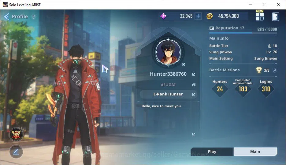 Solo Leveling: ARISE Accounts Total Power 228K | 11SSR | Essence 22k, Draw Ticket 200+| TawataA5+WeaponA7, EsilA3+Weapon 2
