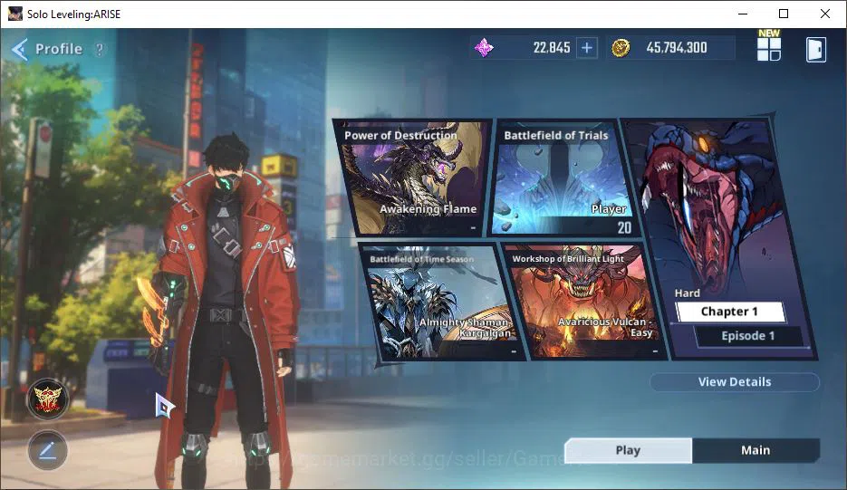 Solo Leveling: ARISE Accounts Total Power 228K | 11SSR | Essence 22k, Draw Ticket 200+| TawataA5+WeaponA7, EsilA3+Weapon 3