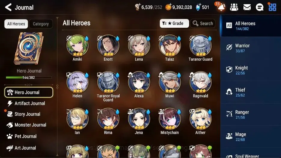 Epic Seven Accounts High-End Global | 52 ML(LOTScales,JKise,DLilibet,BArunka,Solitaria Etc)|Poh+Bless ON|SS 501|Stigma 12