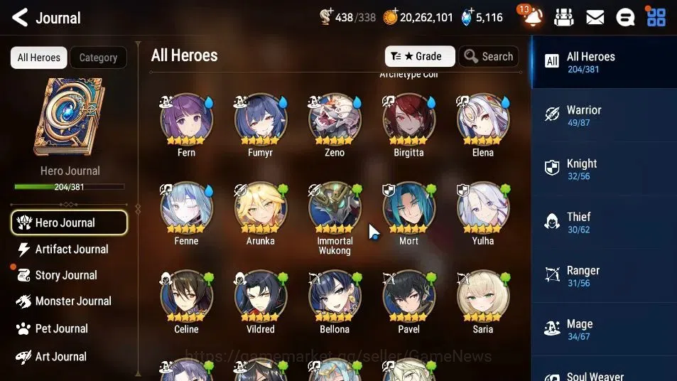 Epic Seven Accounts ASIA|25 ML(Monarch otS Iseria,Salome,LOTScales,Etc image 11