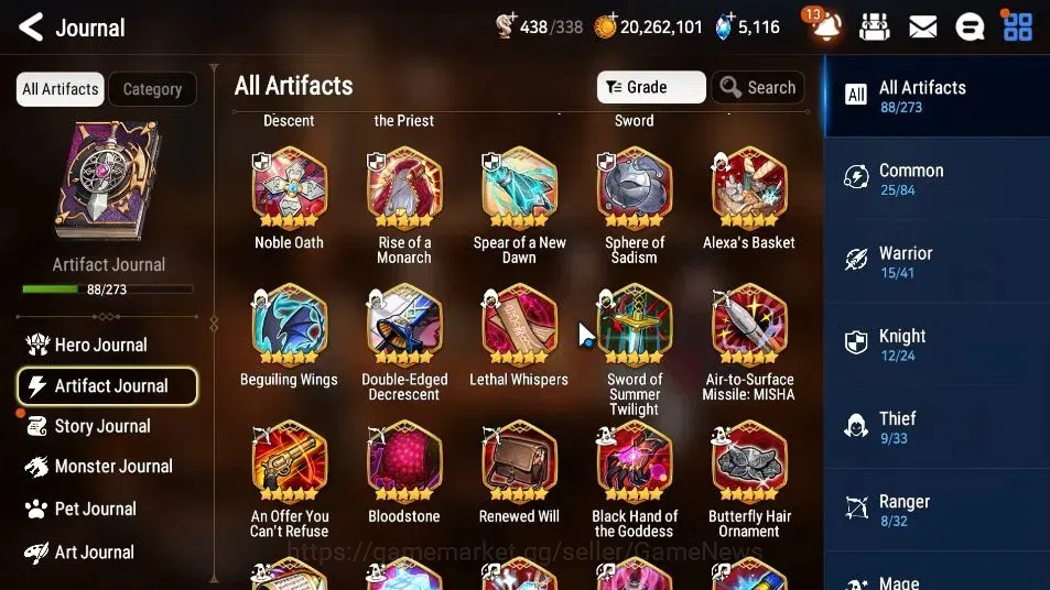 Epic Seven Accounts ASIA|25 ML(Monarch otS Iseria,Salome,LOTScales,Etc image 14