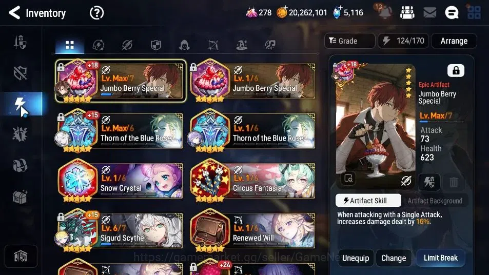 Epic Seven Accounts ASIA|25 ML(Monarch otS Iseria,Salome,LOTScales,Etc image 18