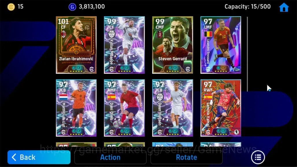 eFootball Accounts Android|Big Time (Zlatan Ibrahimovic),Epic|Cristia image 7