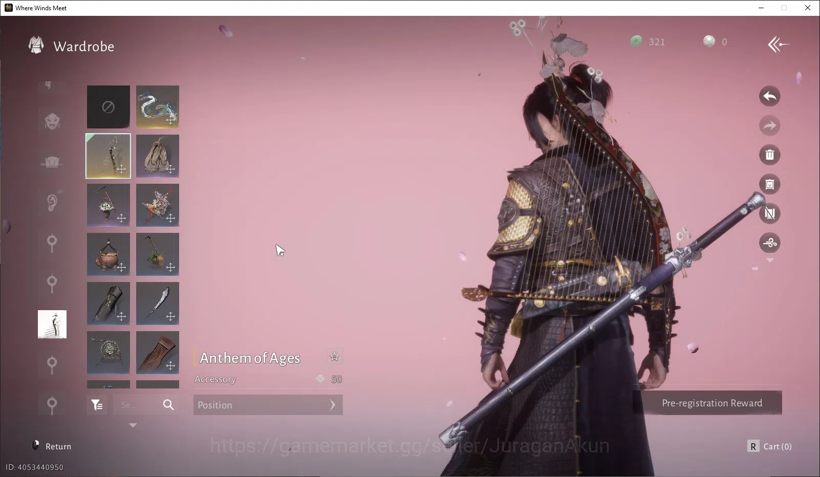 Where Winds Meet Accounts GLOBAL|Lv 80|GS 20k|Strategic Sword,Panacea Fan|Skin Weaver Of M,Anthem Of A|98% Talent+100 11