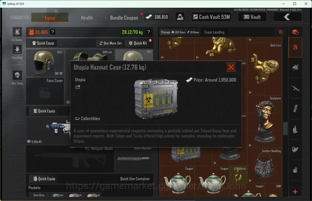Arena Breakout Accounts Mobile | CV 53M | SV 74,1M | LVL30 | KOI LR-AR2, S image 15