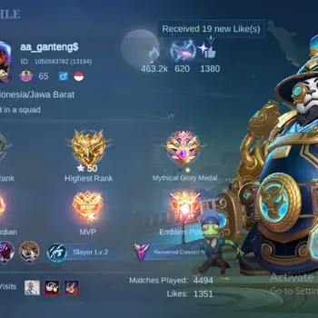 Mobile Legends: Bang Bang Accounts Collector Global|237S|Renowned|CC Pharsa Natalia,LuckyBox Akai,SABER Saber