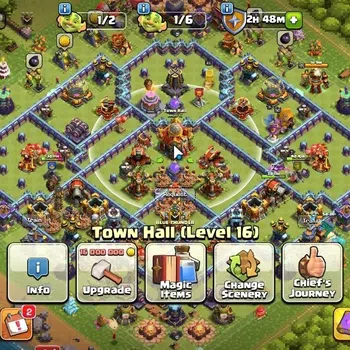 Clash of Clans Accounts High-End LV 175|TH 16-BH 9|HH 9|Limited Skin|BK 61,AQ 87,GW 50,MP 42,RC 31,DD 6|BM 20,BC 17|CN