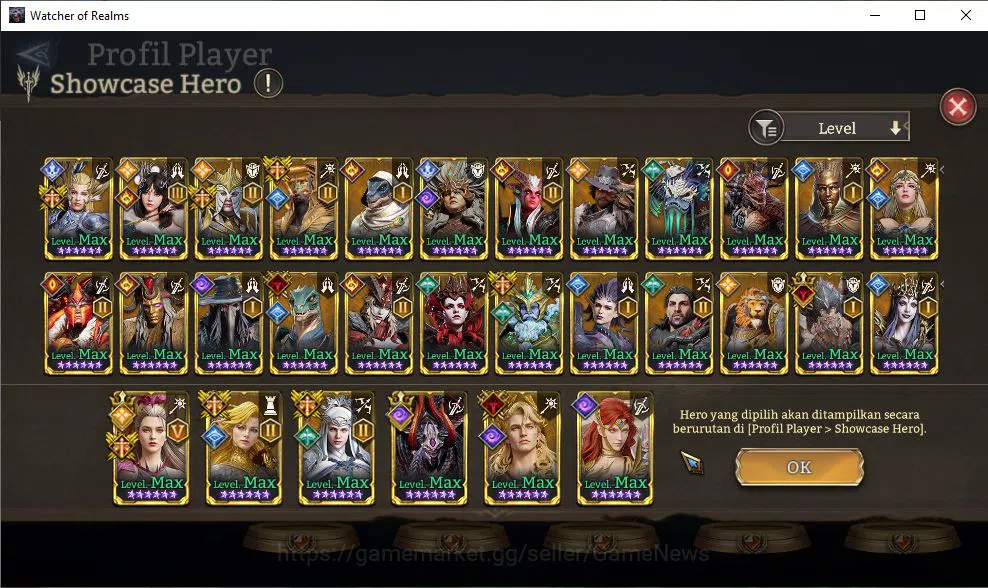 Watcher of Realms Accounts GLOBAL 60x|11,4M Power|12 Lord[IngridA5+Skin,Valde image 11