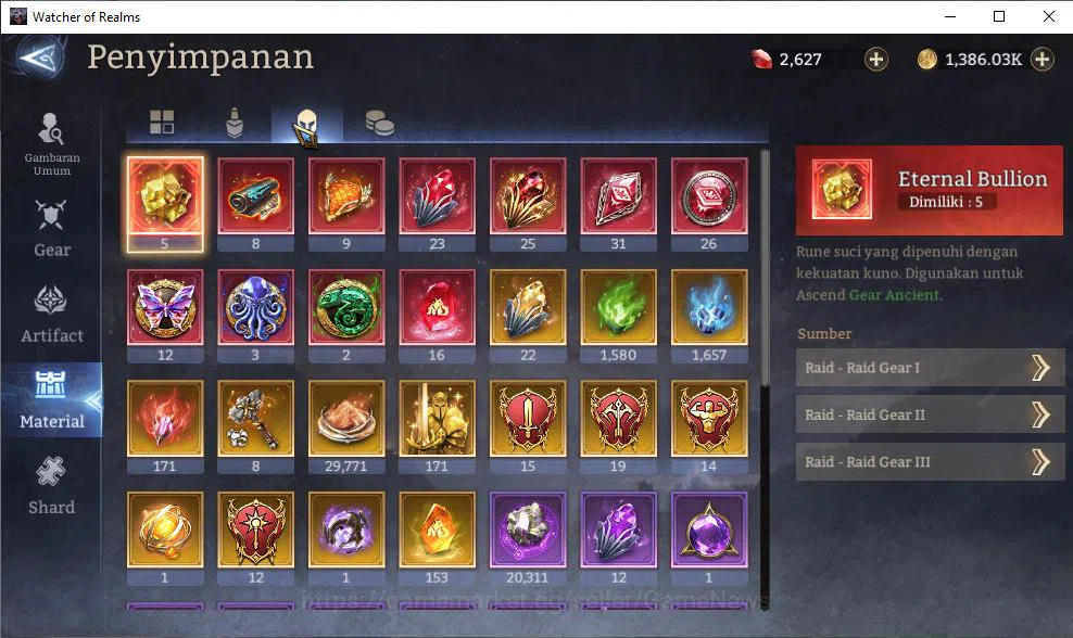 Watcher of Realms Accounts GLOBAL 60x|11,4M Power|12 Lord[IngridA5+Skin,Valde image 19