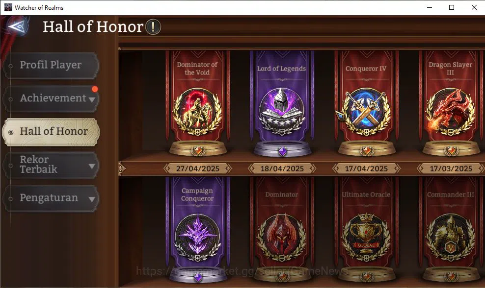 Watcher of Realms Accounts GLOBAL 60x|11,4M Power|12 Lord[IngridA5+Skin,Valde image 5