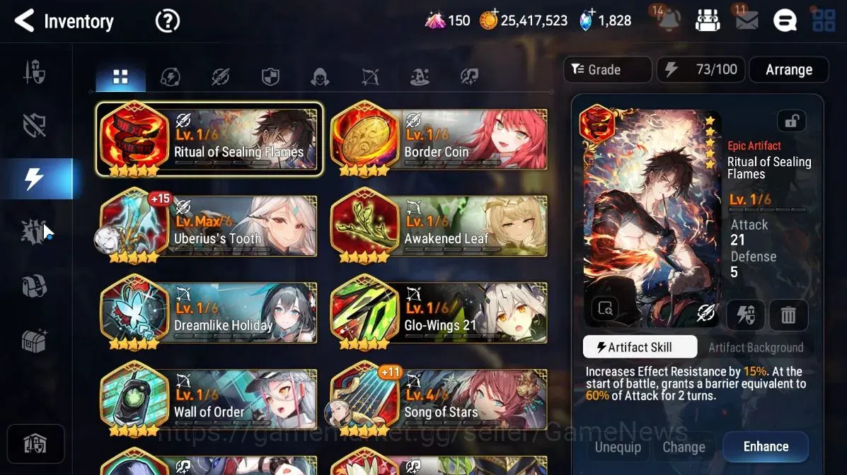 Epic Seven Accounts Starter GLOBAL|UnVerif|6 ML[Salome,LR Krau,Straze,AYufine,EW Ludwig,C Lilias]+AS Flan,Ruiza,Eda,Etc|1,8K 19
