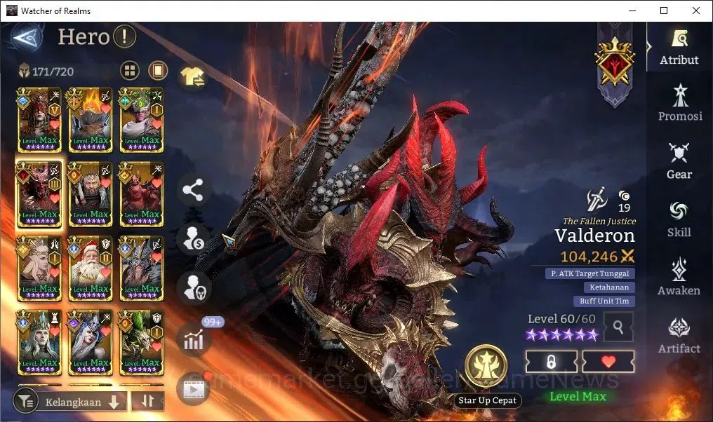 Watcher of Realms Accounts End-Game GLOBAL 60x|8M PWR|12 Lord[Oren,Rivenhal,Valderon,etc]|27 Legend[KagiriA1,Gu Shi,3 13