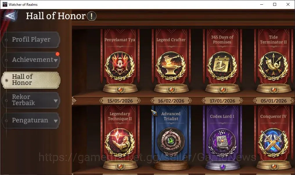 Watcher of Realms Accounts End-Game GLOBAL 60x|8M PWR|12 Lord[Oren,Rivenhal,Valderon,etc]|27 Legend[KagiriA1,Gu Shi,3 3
