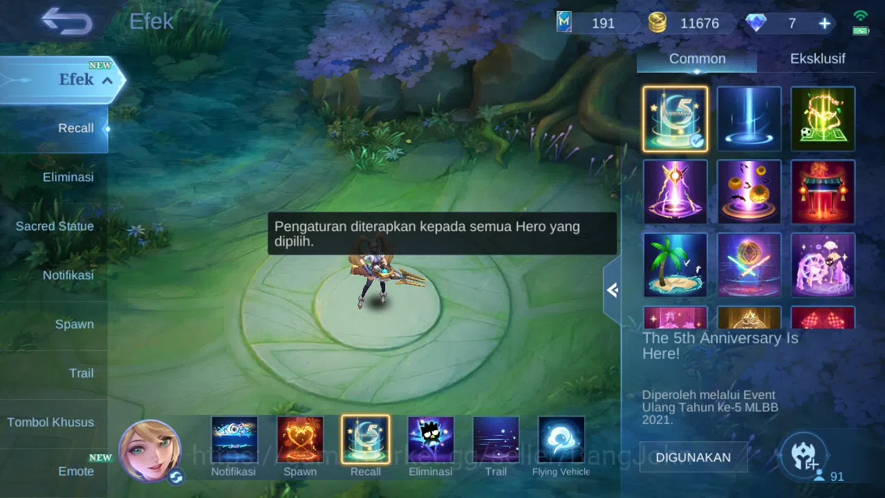 Mobile Legends: Bang Bang Accounts GLOBAL Hero 91 Skin 140 CC Nata | Epic Harley Lanc image 10