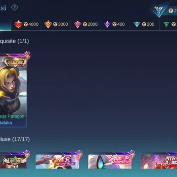 Mobile Legends: Bang Bang Collector GLOBAL Hero 91 Skin 140 CC Nata | Epic Harley Lanc image 1
