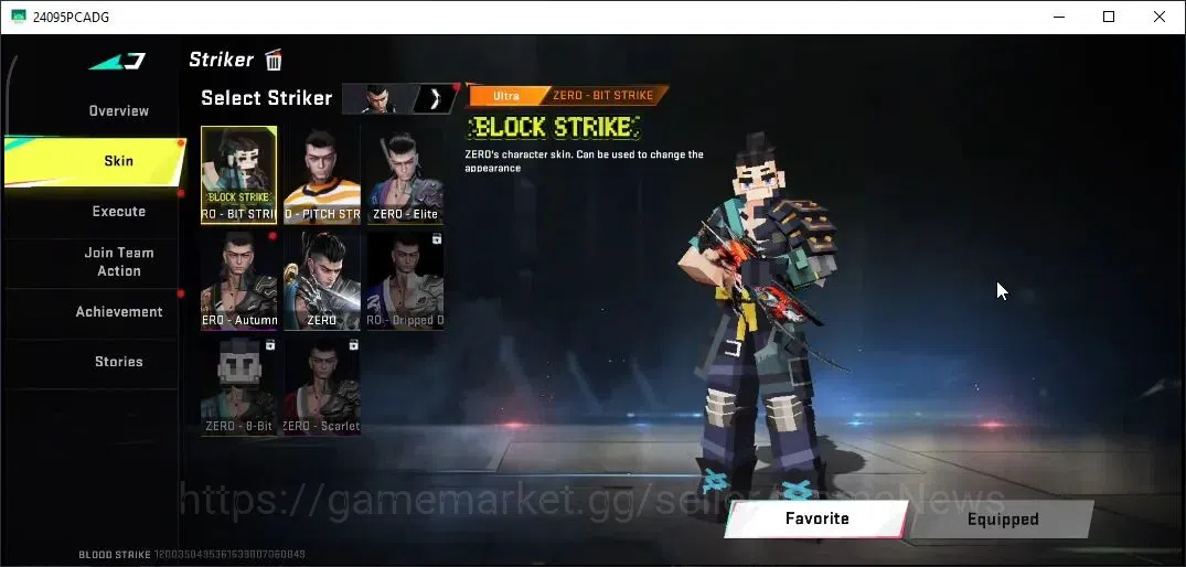 Blood Strike Accounts Collab Skin ASIA|Collab Bleach MCX|Ultra [M4A1 Iron,Vector Fox,DEagle Fortune]|Limit[Origin-12,URB 13