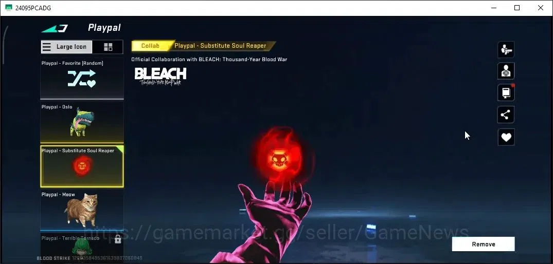 Blood Strike Accounts Collab Skin ASIA|Collab Bleach MCX|Ultra [M4A1 Iron,Vector Fox,DEagle Fortune]|Limit[Origin-12,URB 15