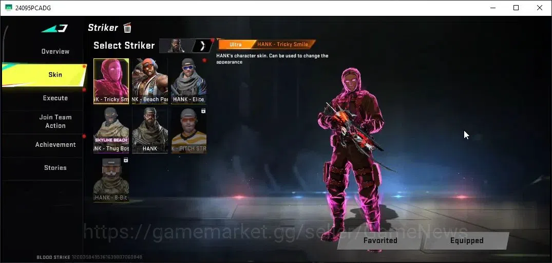 Blood Strike Accounts Collab Skin ASIA|Collab Bleach MCX|Ultra [M4A1 Iron,Vector Fox,DEagle Fortune]|Limit[Origin-12,URB 3
