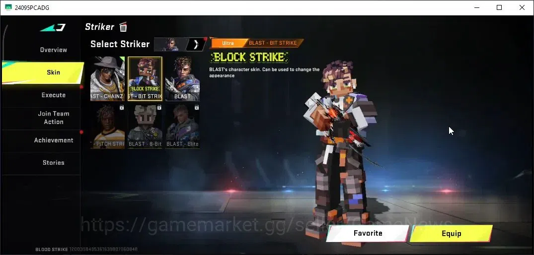 Blood Strike Accounts Collab Skin ASIA|Collab Bleach MCX|Ultra [M4A1 Iron,Vector Fox,DEagle Fortune]|Limit[Origin-12,URB 6