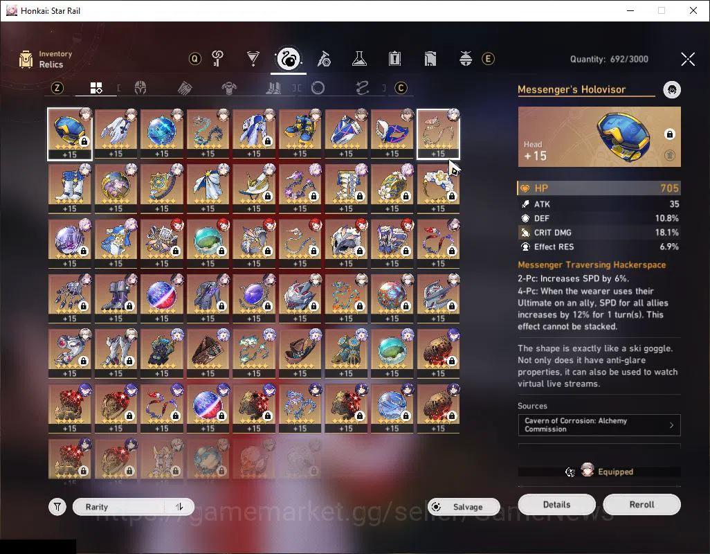Honkai Star Rail Accounts ASIA|TL 70| 19 Limited|[Phainon E1,Castorice E1,Ac image 7